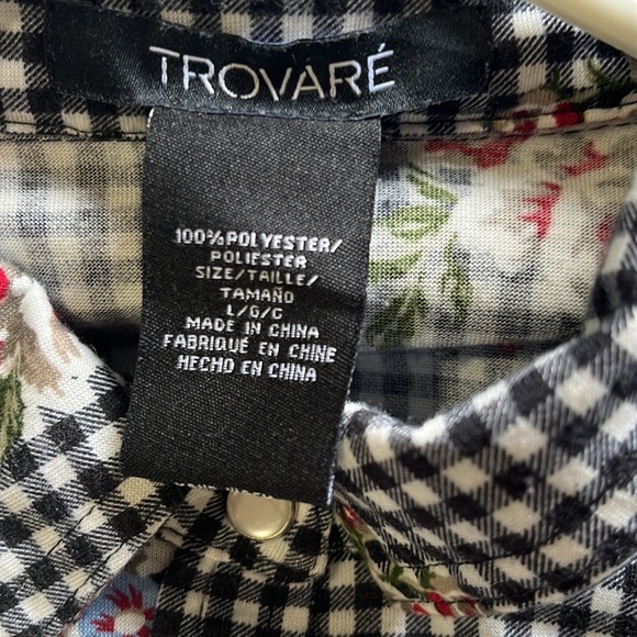 Checkered floral shirt - Picture 6 of 8